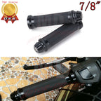 7/8" Handlebar Hand Grips for Universal Motorcycle (Cafe Racer, Dirt Bike)