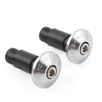 7/8'' Handle Bar End Cap Plug for Motorcycle Dirt Bike - Silver