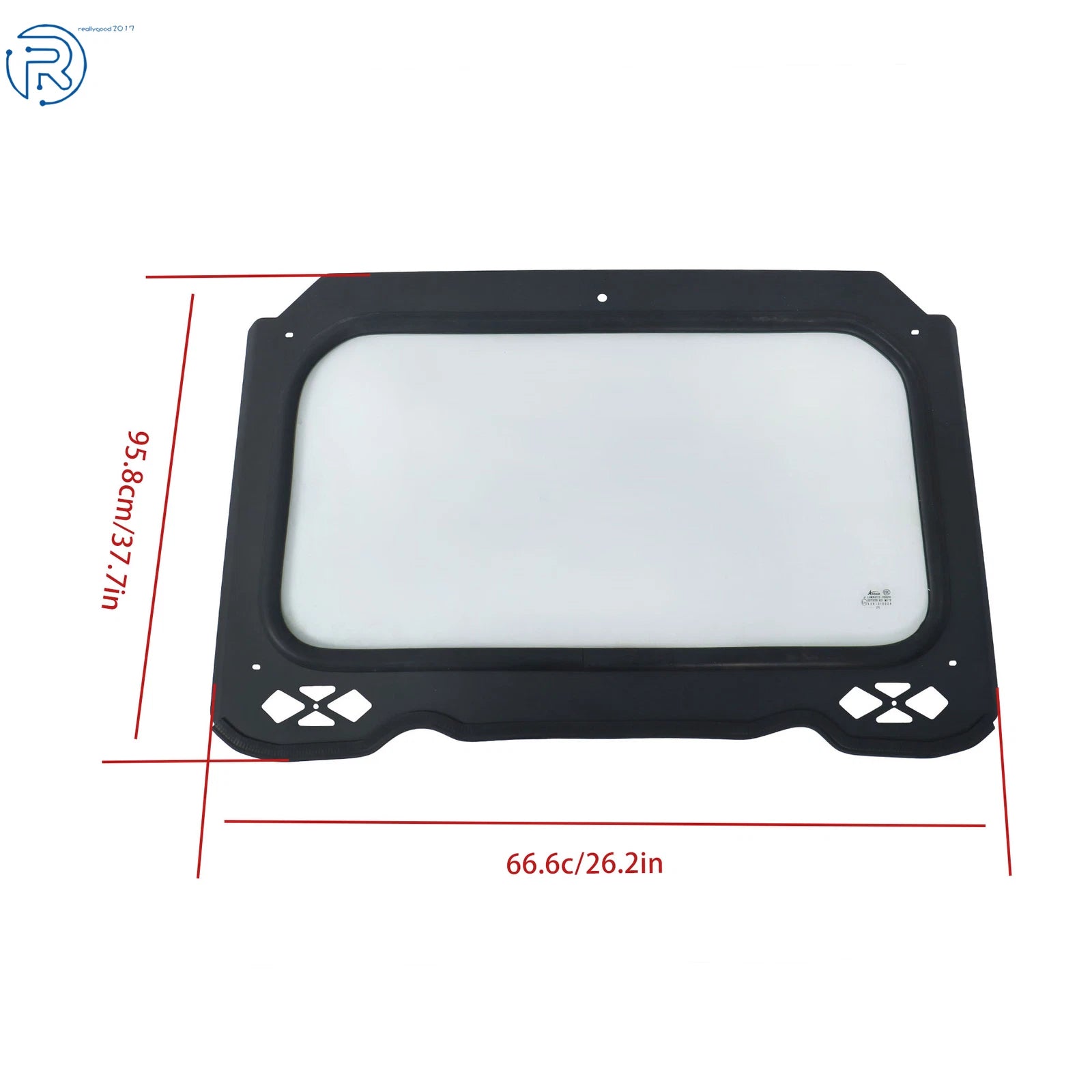 Full Glass Windshield with Wiper for Polaris RZR XP 1000 / XP 4 1000 (2014–2018)