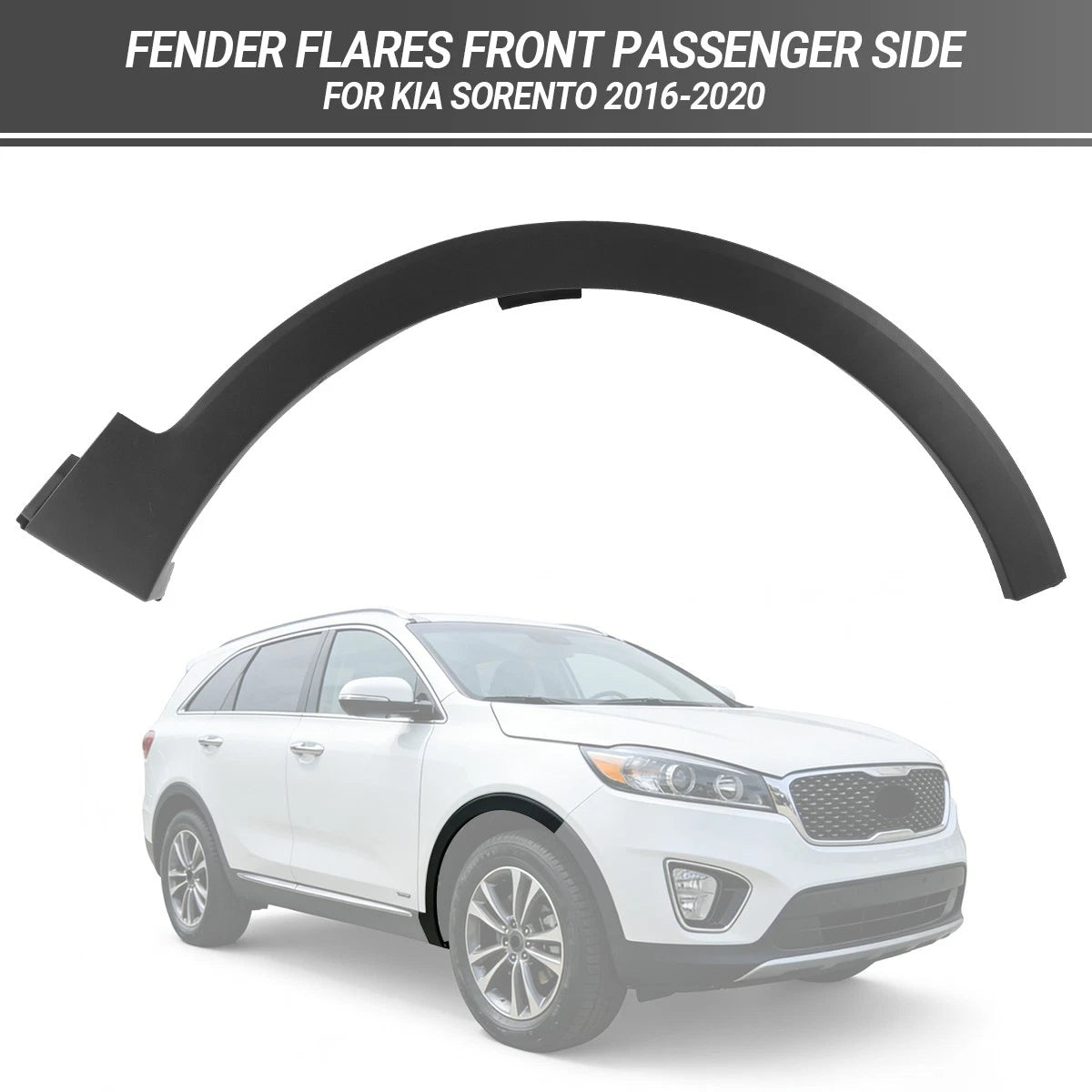 Fender Flares for Kia Sorento (2016–2020) Front Passenger Side 87712C6100