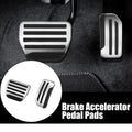 2X Brake and Gas Accelerator Pedal Covers for Nissan Pathfinder (2013–2021)