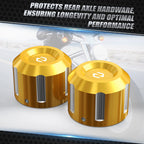 Set of 2 Rear Axle Nut Covers for Harley Electra Glide FLHT (2017–2023)