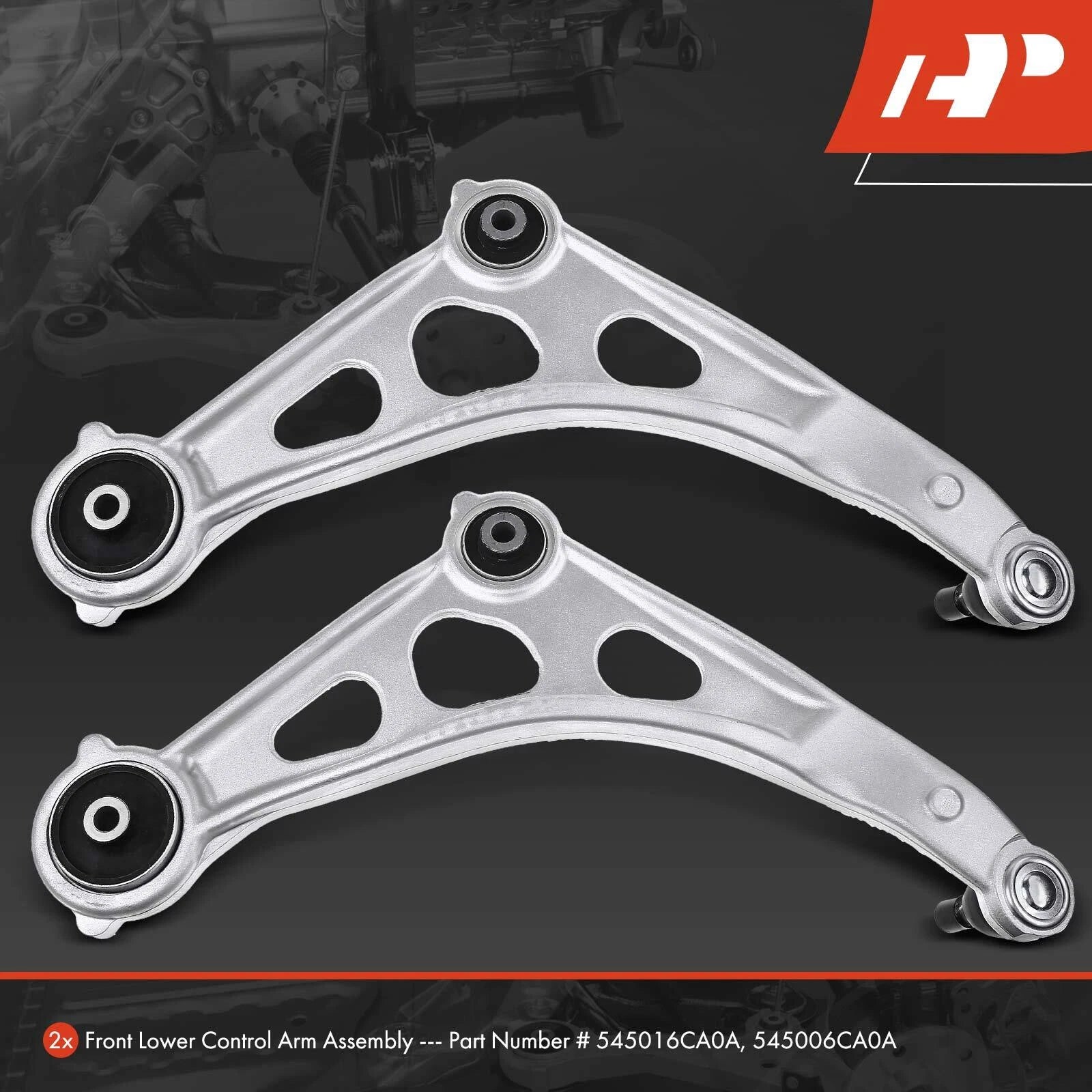 2X Front Side Lower Control Arm for Nissan Altima (2019-2020)