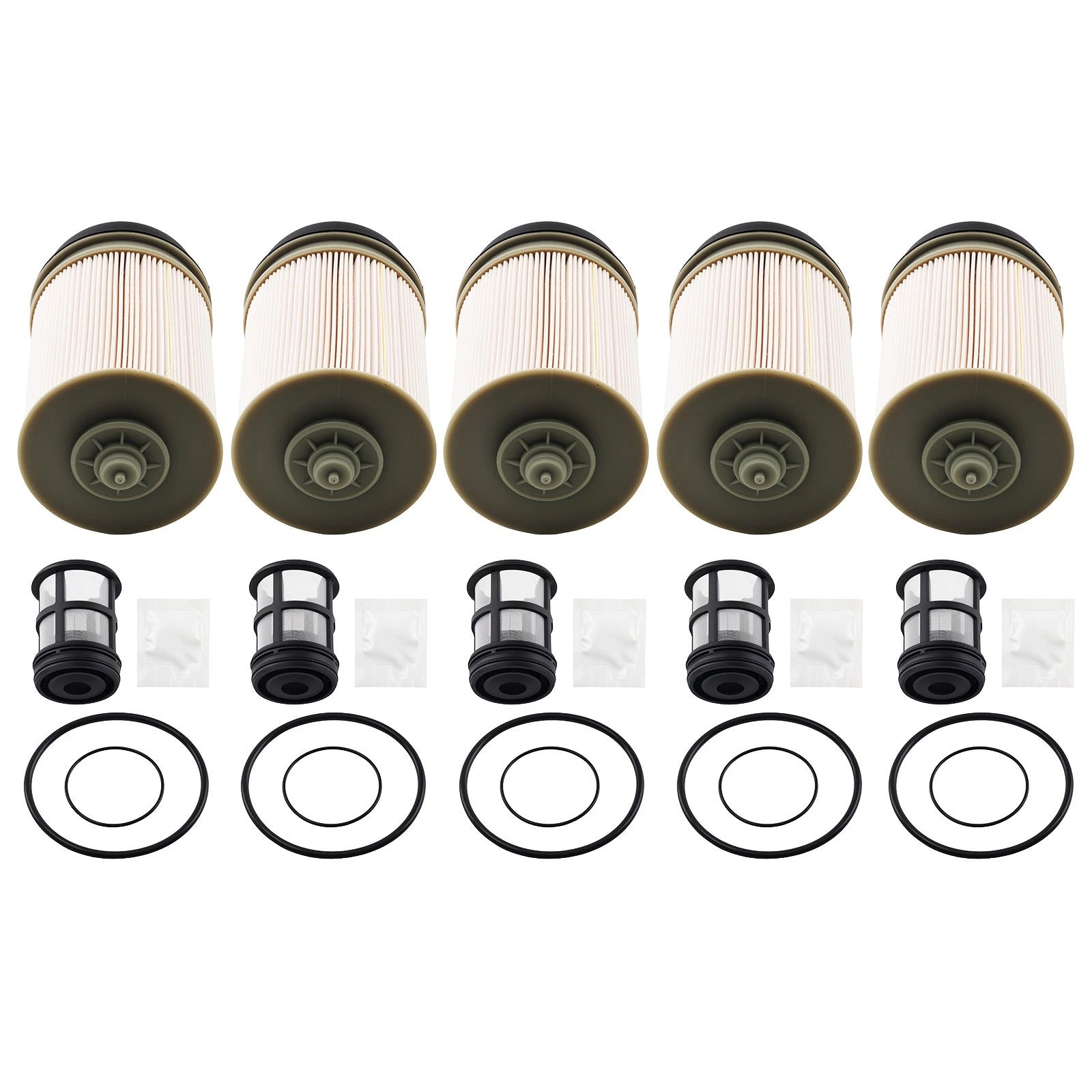 5 Pack Fuel Filter Assembly for Detroit DD13 DD15 DD16 (2014–Present) A4720921705