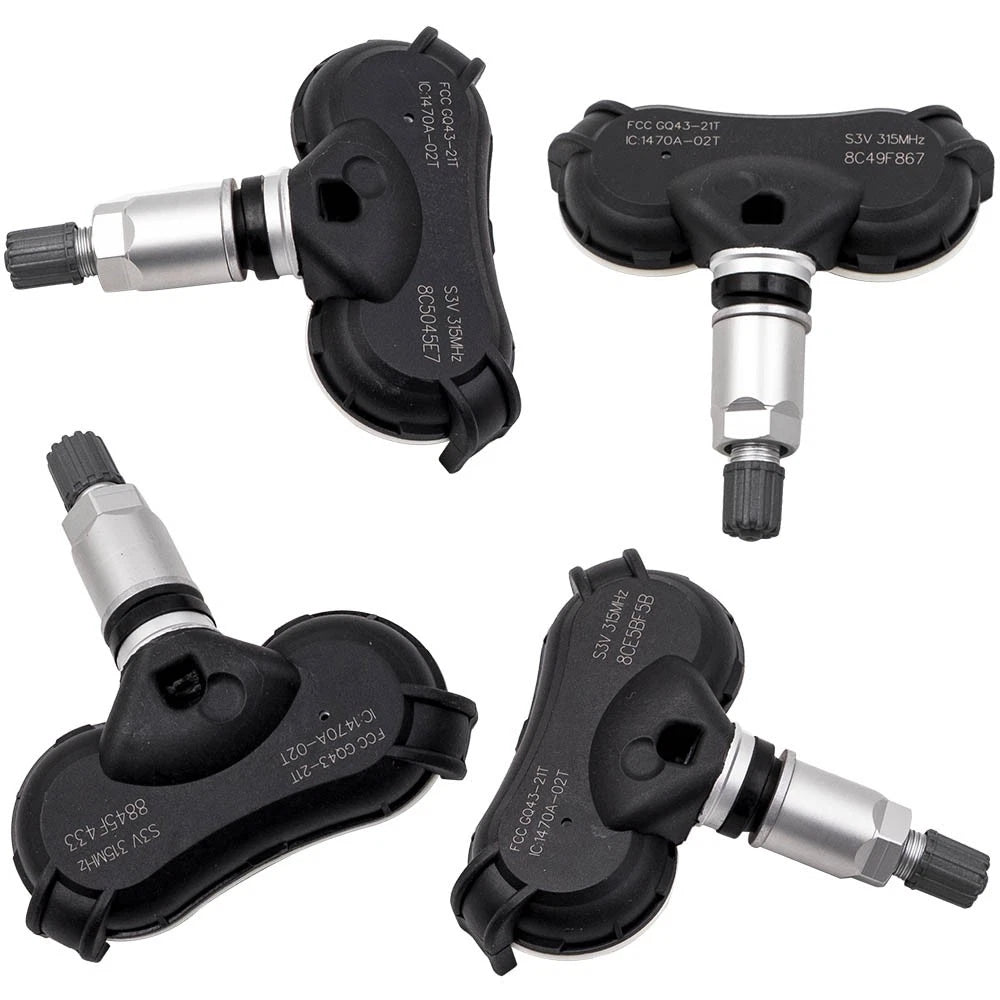 Set of 4 Tire Pressure Sensors 06421-S3V-A01 for Acura Honda Pilot