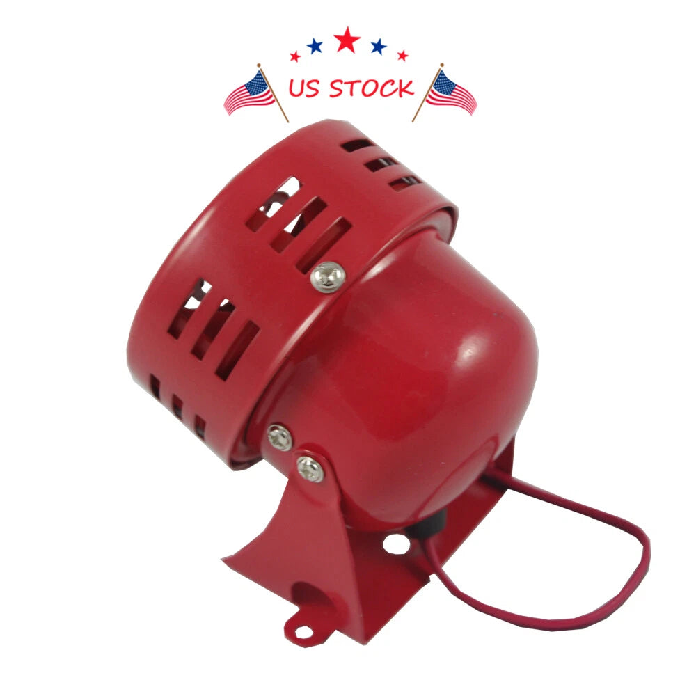 Red Civil Air Raid Alarm Horn for Motor Driven Fire (12V)