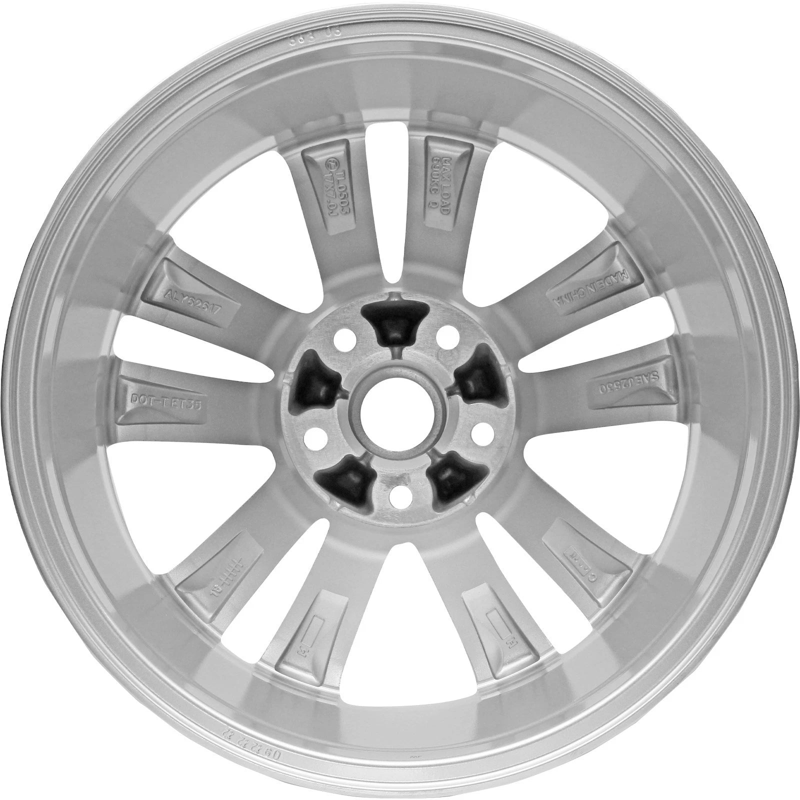 Alloy Wheel Rim 17 x 7 Silver Replacement for 2014-2018 Nissan Rogue