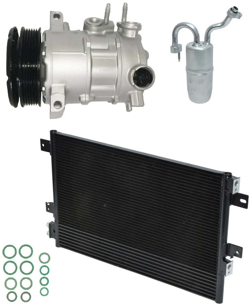 A/C Compressor Kit With Condenser for Chrysler 200 2.4L (2012–2014)