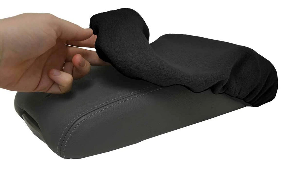 Fleece Console Lid Armrest Cover for Lexus ES300 ES330 (1997–2001) Black