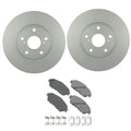 Set of 2 Bosch QuietCast Front Rotors & Akebono ProACT Pads for ES300 (1992–2001)