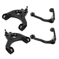 Front Upper Lower Control Arm Pair for Chevy Silverado Sierra (1999–2006 RWD)