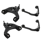 Front Upper Lower Control Arm Pair for Chevy Silverado Sierra (1999–2006 RWD)