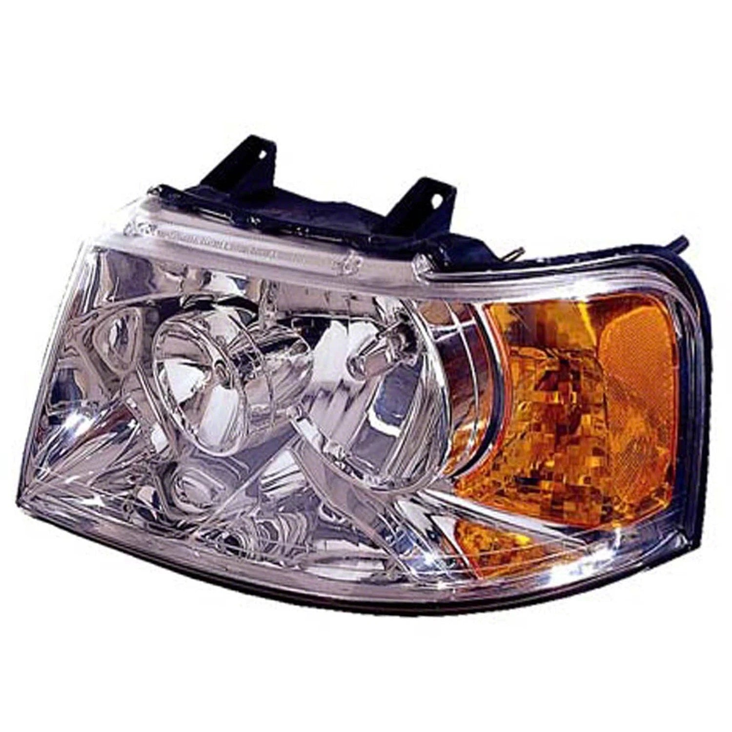 Replacement Passenger Head Light Assembly Chrome for 2003-2006 Ford Expedition