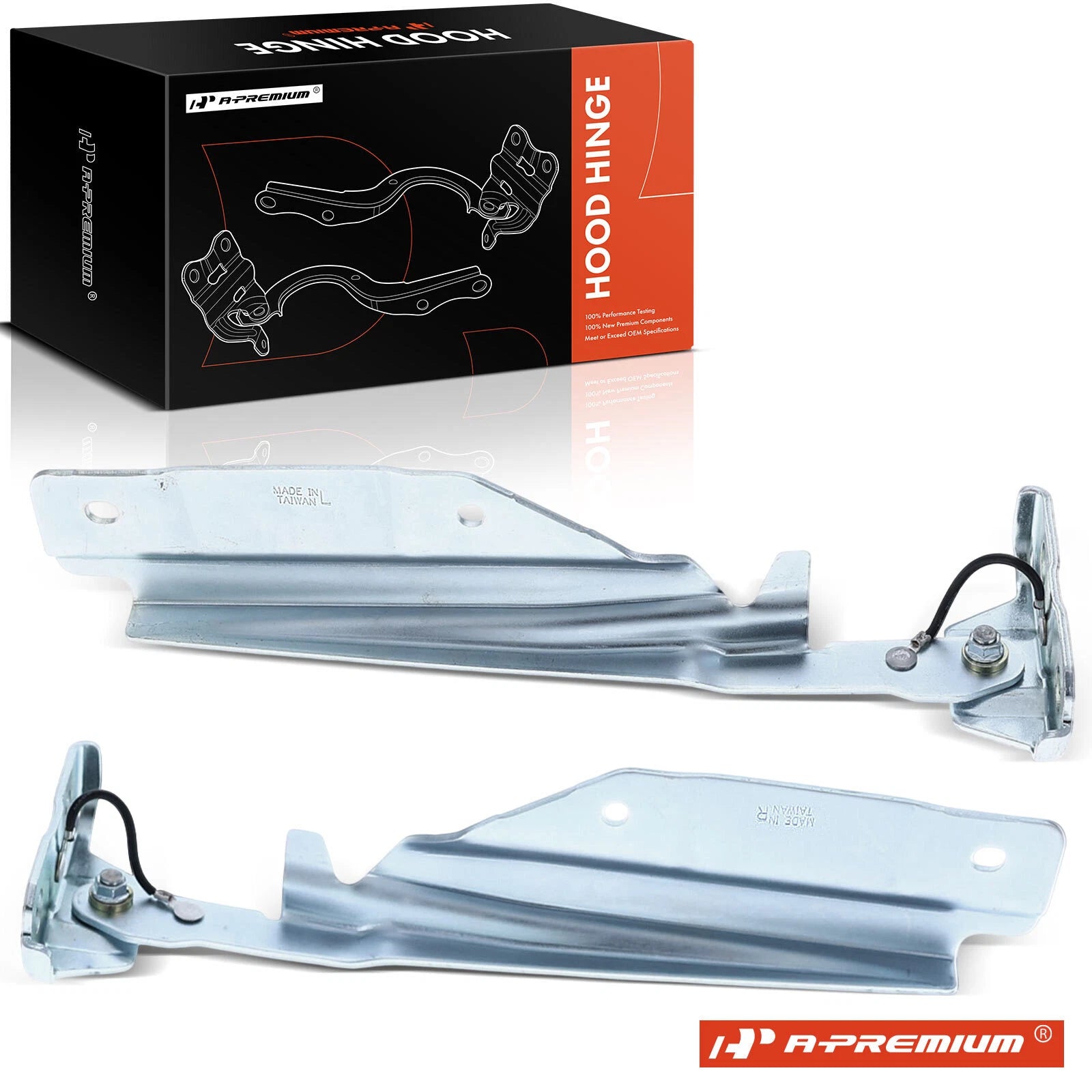 2X Hood Hinge for Ford E-150 E-250 E-350 Econoline 