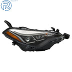 Black Headlight for Toyota Corolla SE XSE (2017-2019) Right Side Halogen