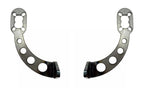 Tail Light Brackets Custom Drilled Curved Steel Pair for Chevy GMC (1940–1953)