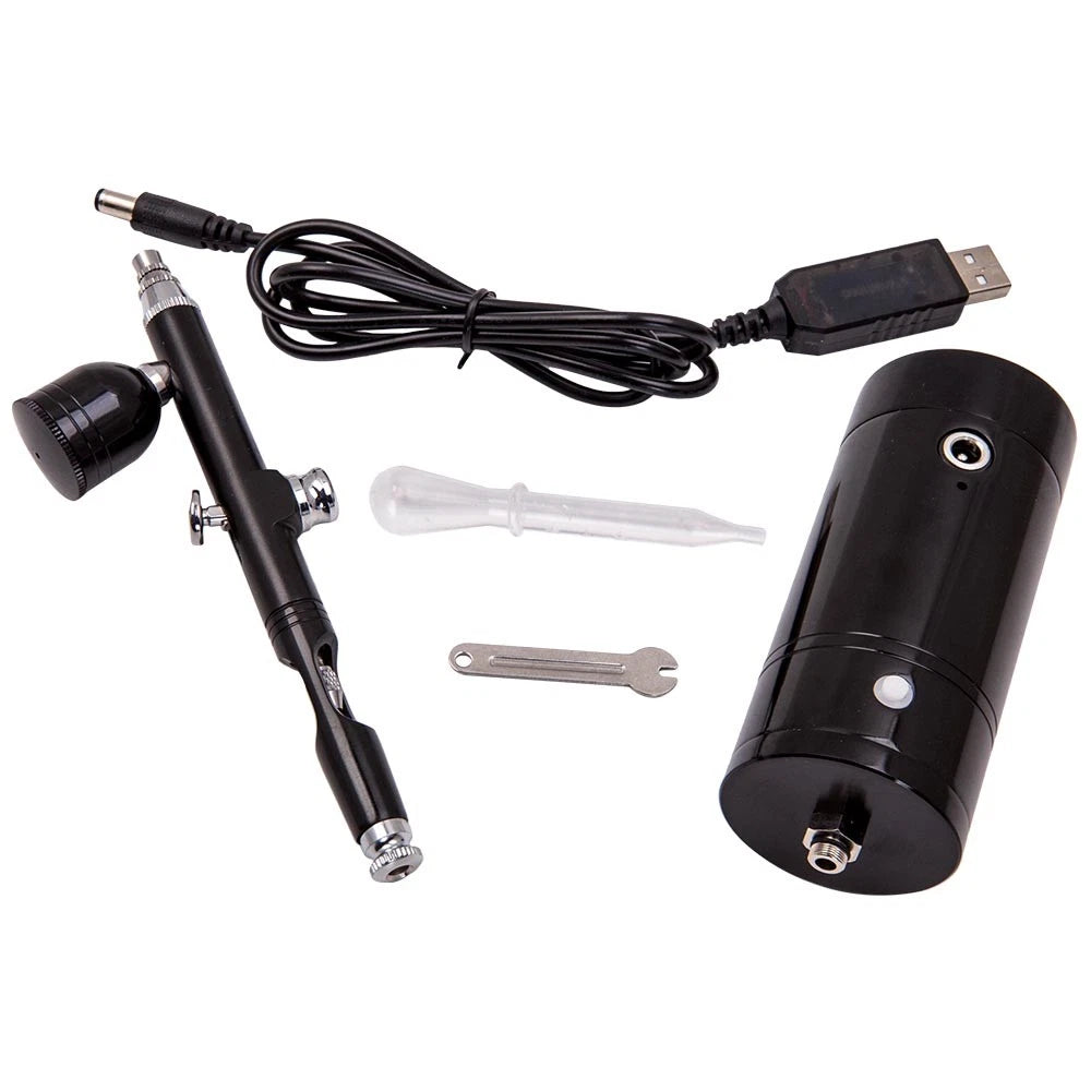 Airbrush Air Compressor Kit for Craft Paint Art (0.3mm)