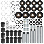 Set of 2 Rear Upper & Lower A-Arm Bushing Shaft Kit for Honda Rincon TRX650 TRX680 (2003–2014)
