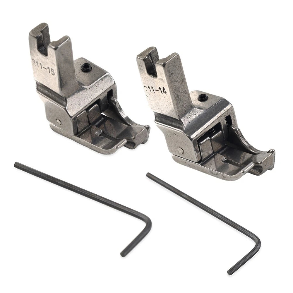 Dual Compensating Raising Presser Foot for Sewing Machine #211-14 #211-15