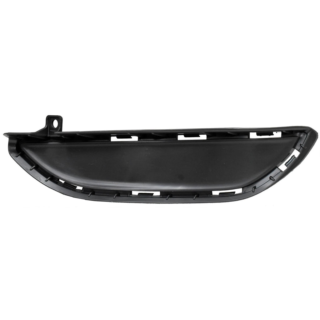 Replacement Black Gloss Polypropylene Front Driver Lower Bumper Cover Grille