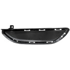 Replacement Black Gloss Polypropylene Front Driver Lower Bumper Cover Grille