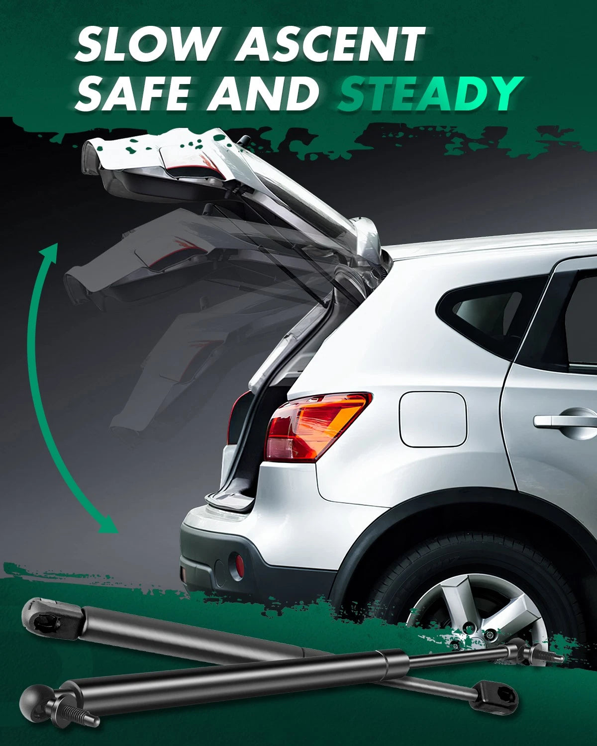 2 Lift Supports Struts for Jeep Grand Cherokee (1999–2004)