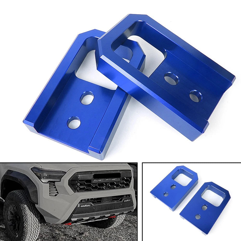 2X Front Tow Hooks for Tacoma (2024–2026) 4Runner (2025–2026) Left & Right Blue