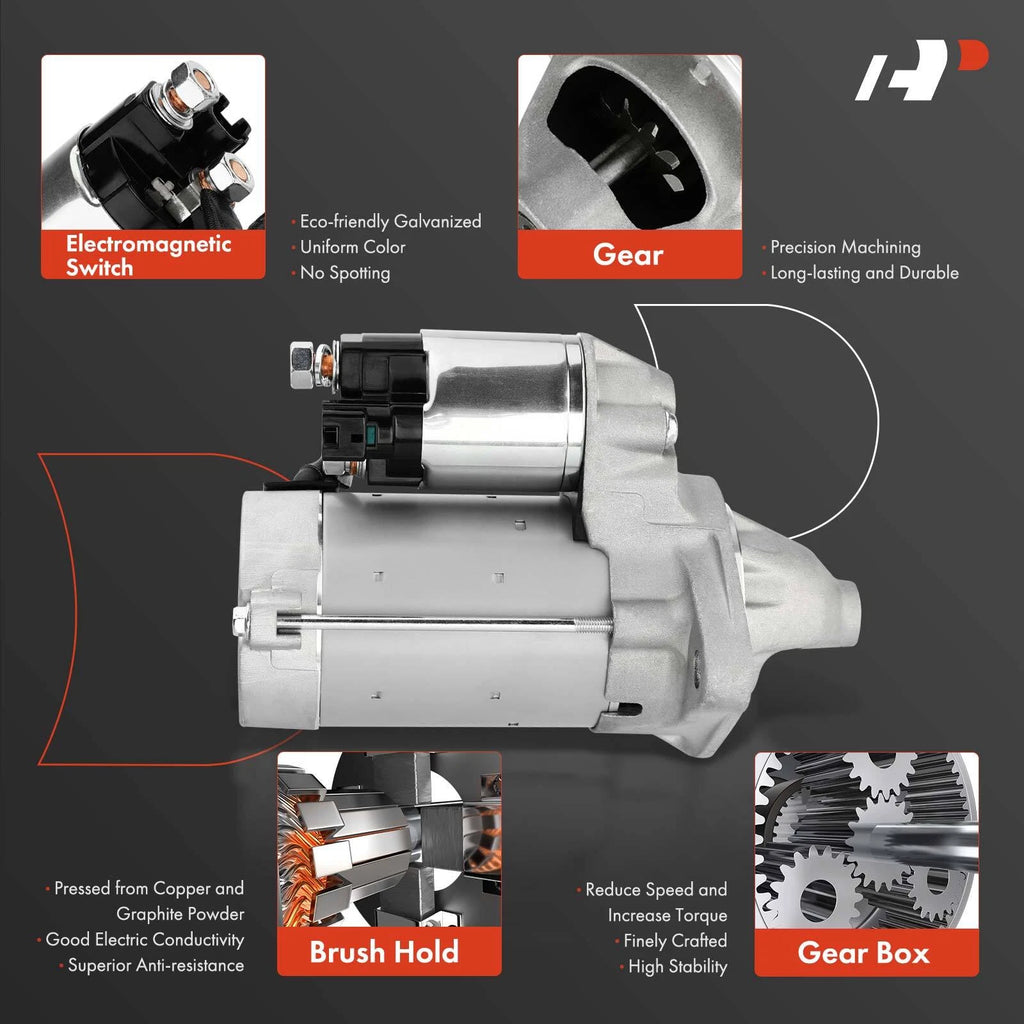 Starter for Toyota Corolla Matrix Pontiac Vibe L4 1.8L (2003–2008)
