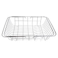 Adjustable Over the Sink Dish Rack Holder with Non-Slip Rubber