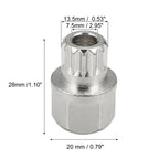 30/13PT Anti Theft Wheel Lock Lug Nut Removal Key for BMW