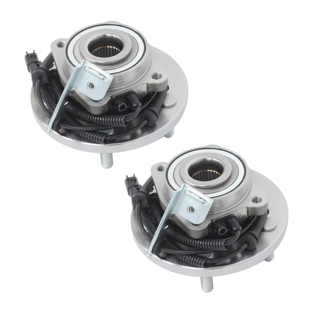 Pair Front Wheel Bearings and Hubs for Dodge Grand Caravan (2008–2020)