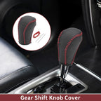 1 Pc Gear Shift Knob Cover for Mazda CX-5 (2013–2014) Black Red