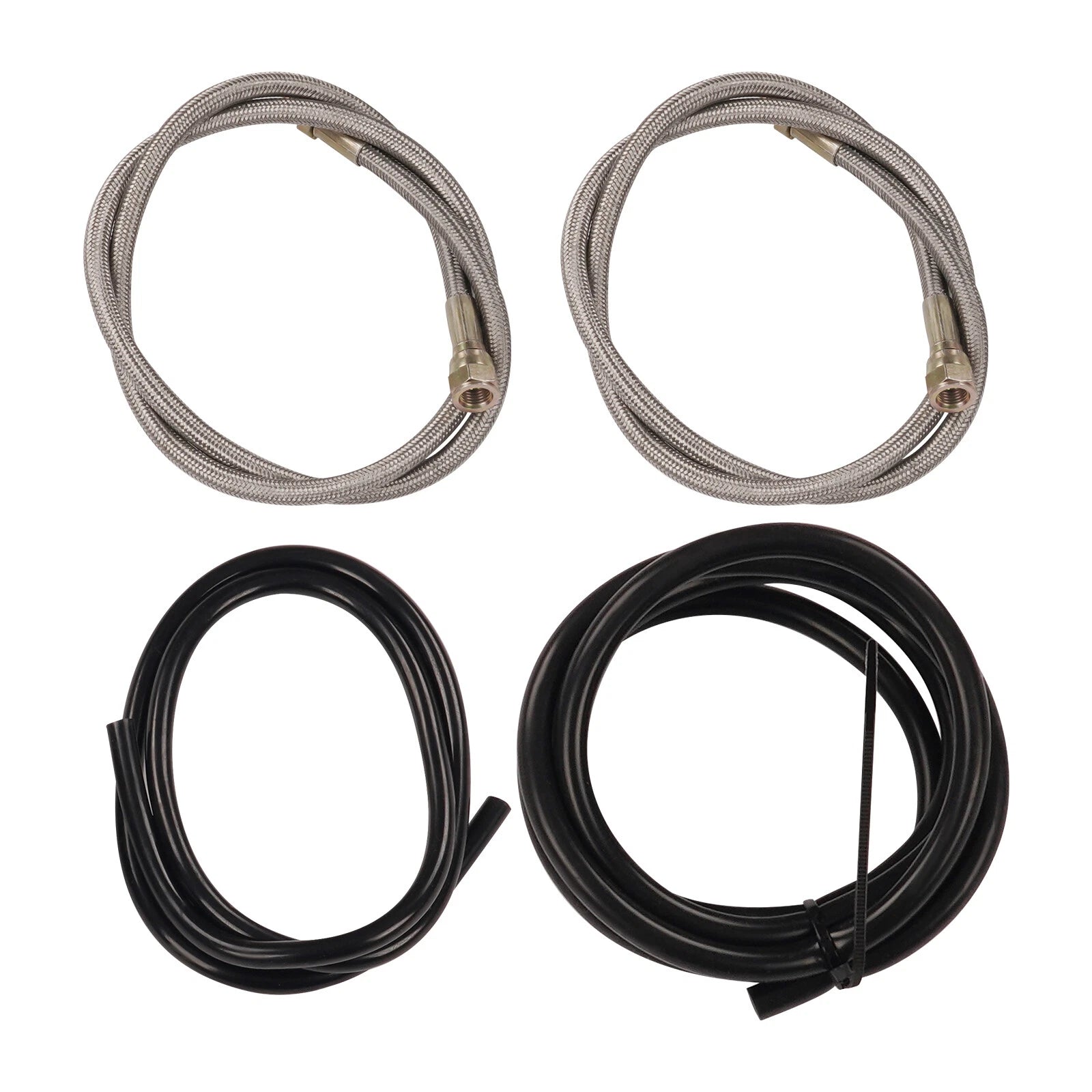 Twin T3 V Band Turbocharger Kit with BOV, Intercooler, Pipes, Oil Lines