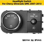 Headlight Switch for Chevy Silverado GMC Sierra Yukon (2007–2014)