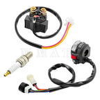 Start Stop Switch & Solenoid Relay for Yamaha Big Bear 350 YFM350FW (1987–1994)