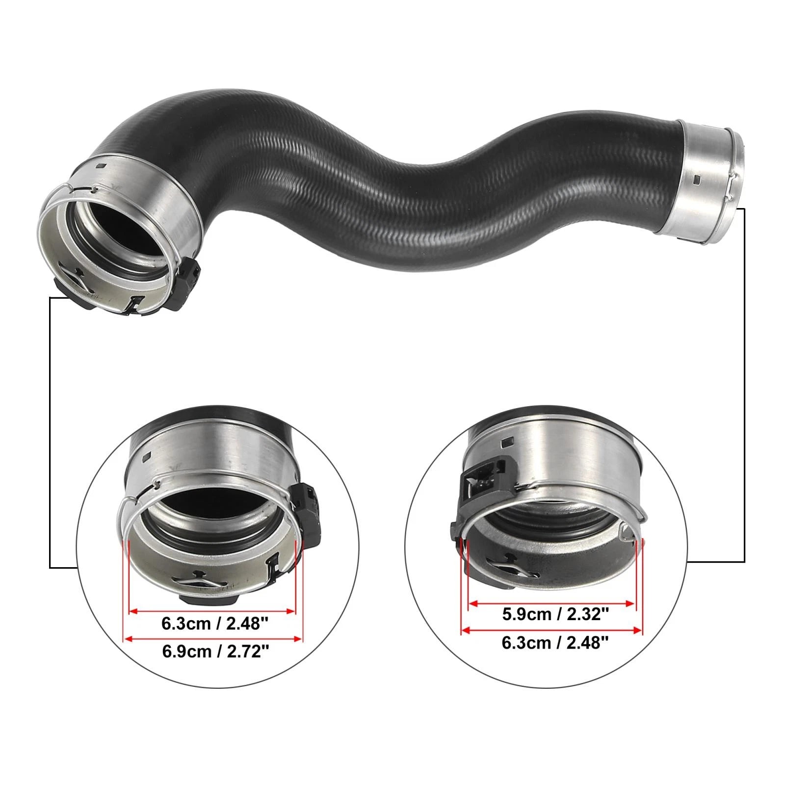Turbo Intercooler Pipe Hose 2465280682 for Mercedes-Benz CLA250 (2014–2018)