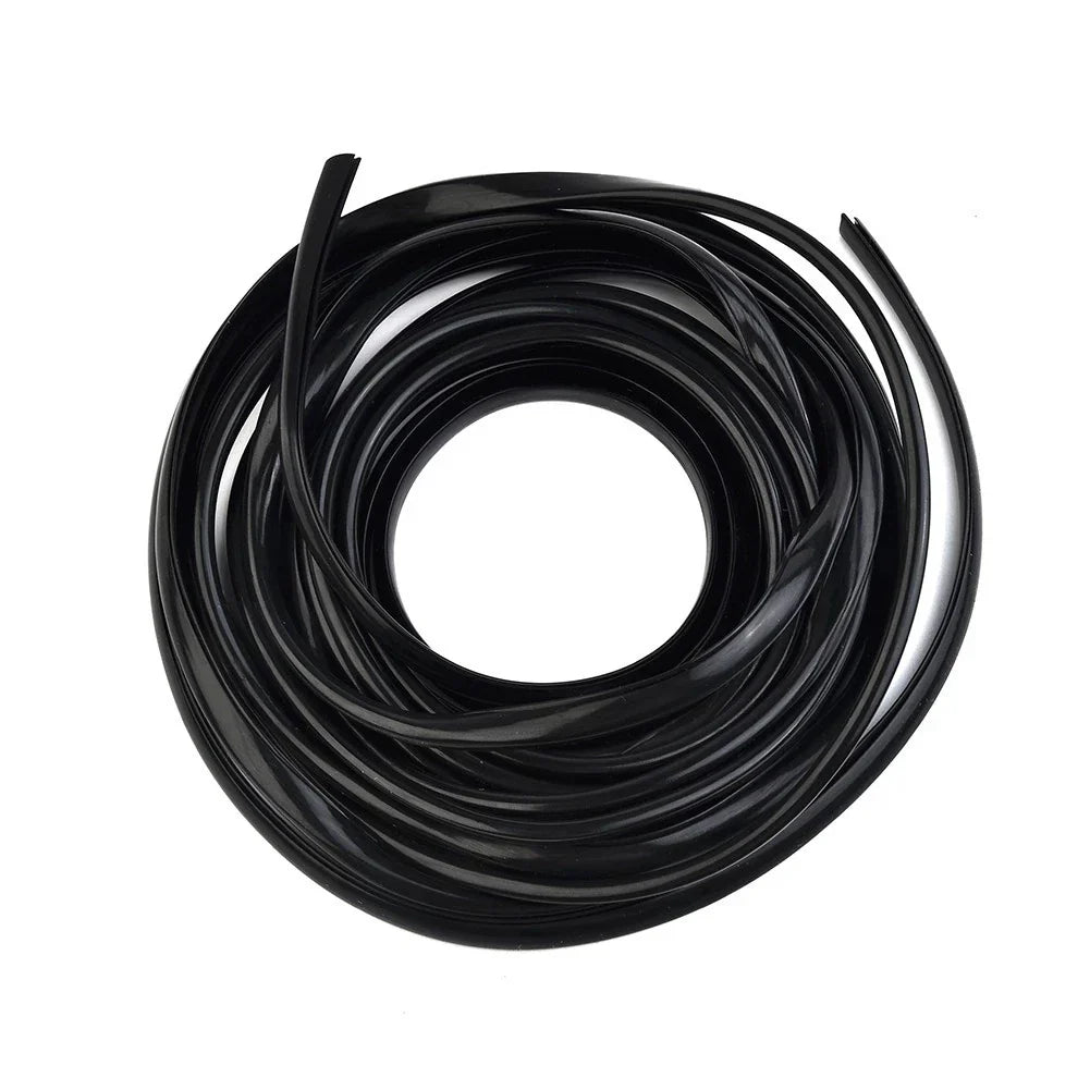 1pc 6M U-Shape Auto Door Moulding Rubber Strip Trim Guard Edge Protector Cover for Car