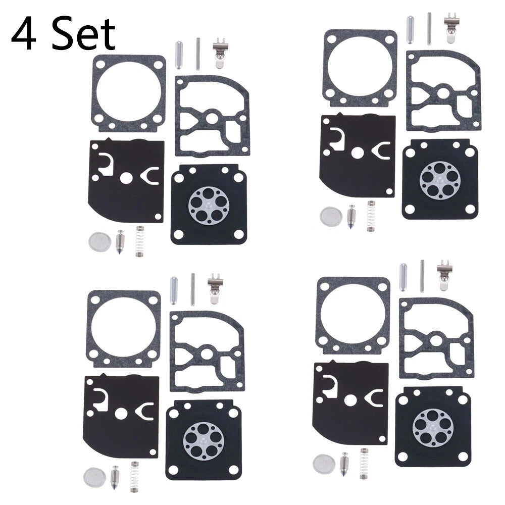 Set of 4 Carburetor Gasket Kit for ZAMA RB-129 C1M-W26A C1M-W26B C1M-W26C