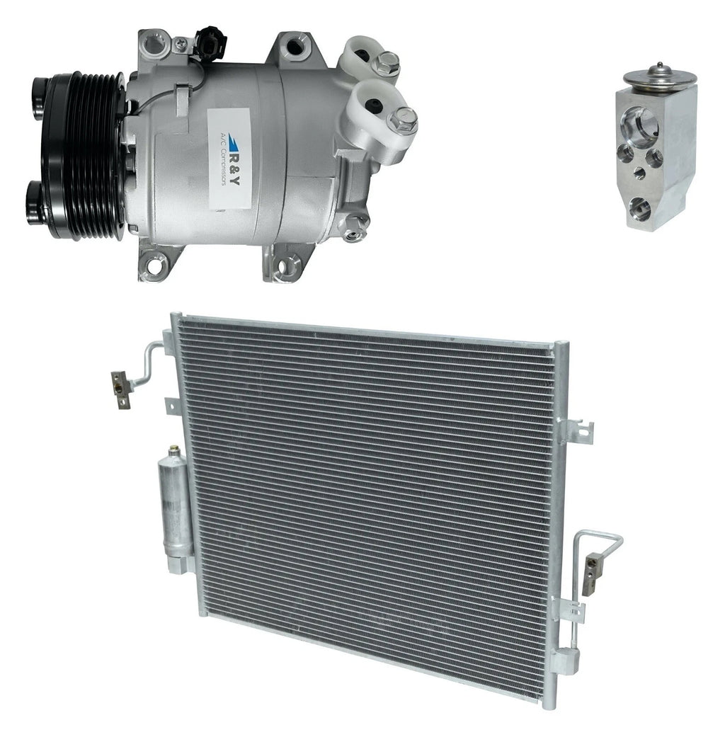 AC Compressor Kit With Condenser for Nissan Titan 5.6L (2019–2019)