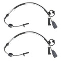 Set of 2 Rear ABS Wheel Speed Sensors for Ford Edge Fusion Continental (AWD)