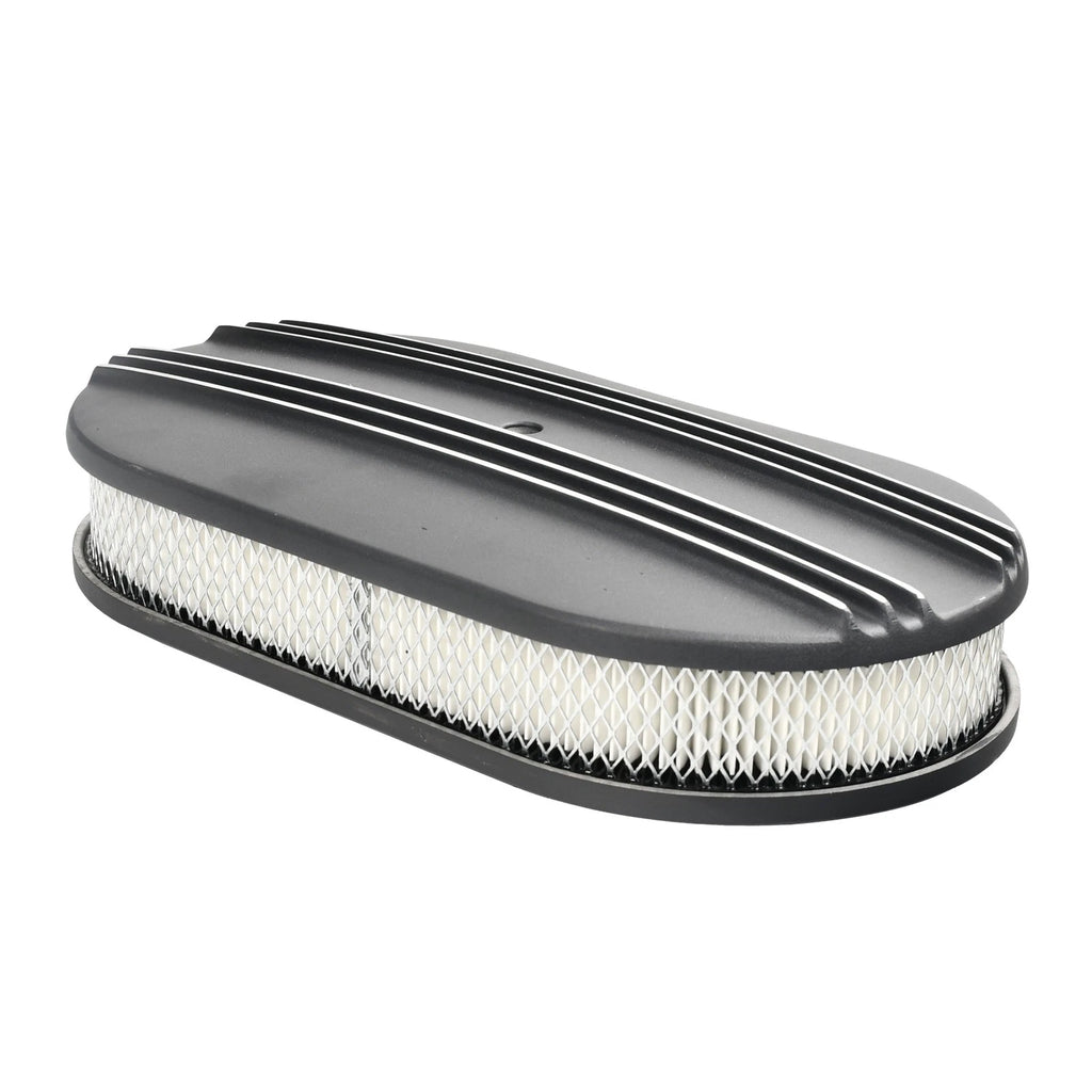 15" Aluminum Oval Air Cleaner Assembly for SBC Chevy Ford (1960–2023)