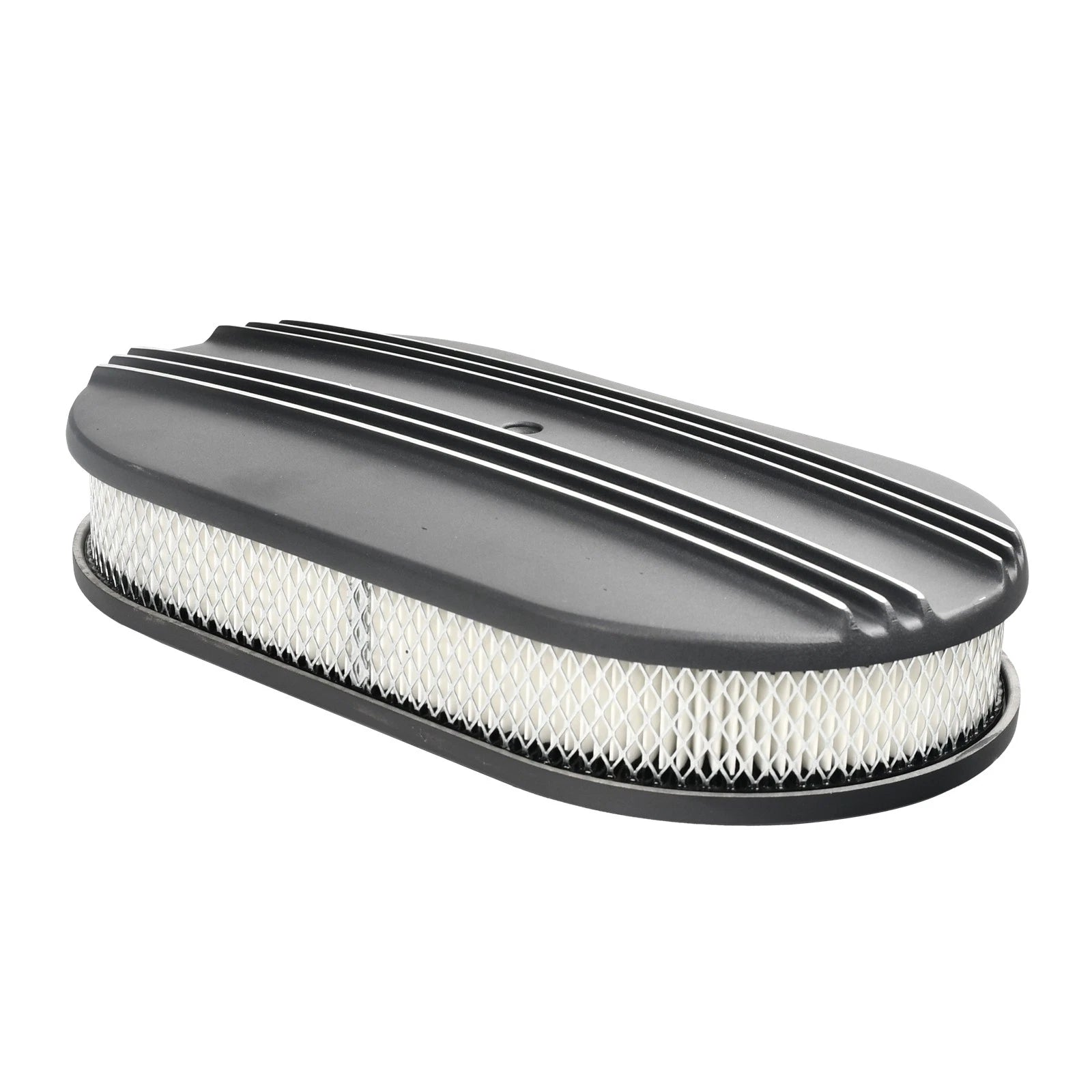 15" Aluminum Oval Air Cleaner Assembly for SBC Chevy Ford (1960–2023)