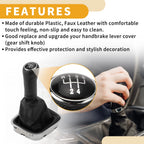 5 Speed Gear Shifter Knob with Cover for VW Polo (2010–2013)