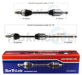 Set of 2 Front CV Axle Shafts for BMW X5 X6 (E70 E71 F16 F85 F86)