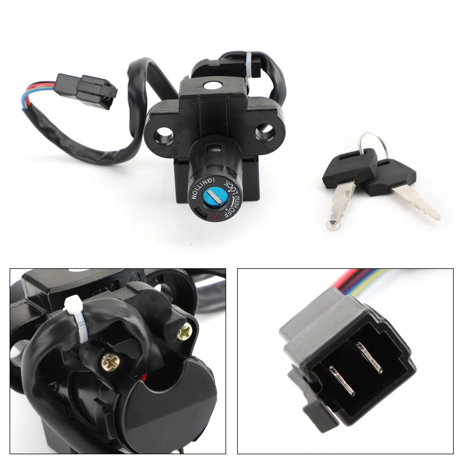 Ignition Switch Lock Keys for Honda XR 125 250 650 L (1993–2017)