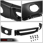 Front Bumper Face Bar for Ford F-150 (2006–2008) - Primered Black, Fog Light Holes
