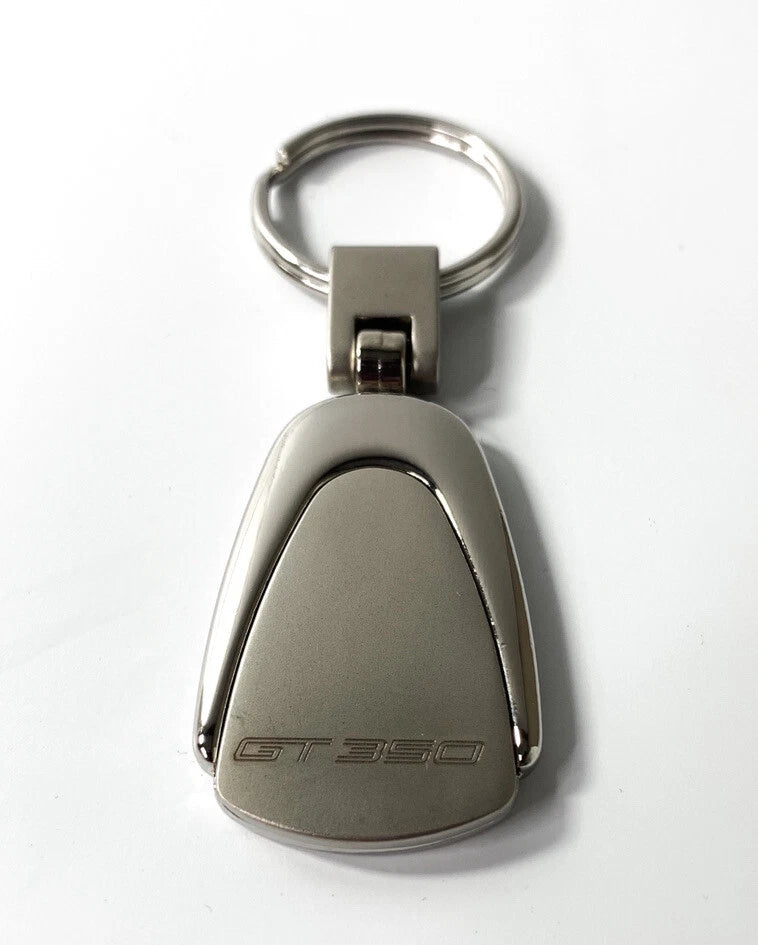 Key Fob Chain Teardrop Chrome Gunmetal for Shelby Mustang GT350 (2016–2020)