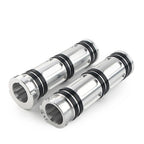 1" Aluminum Handlebar Hand Grips for Harley Sportster Dyna Softail Road King