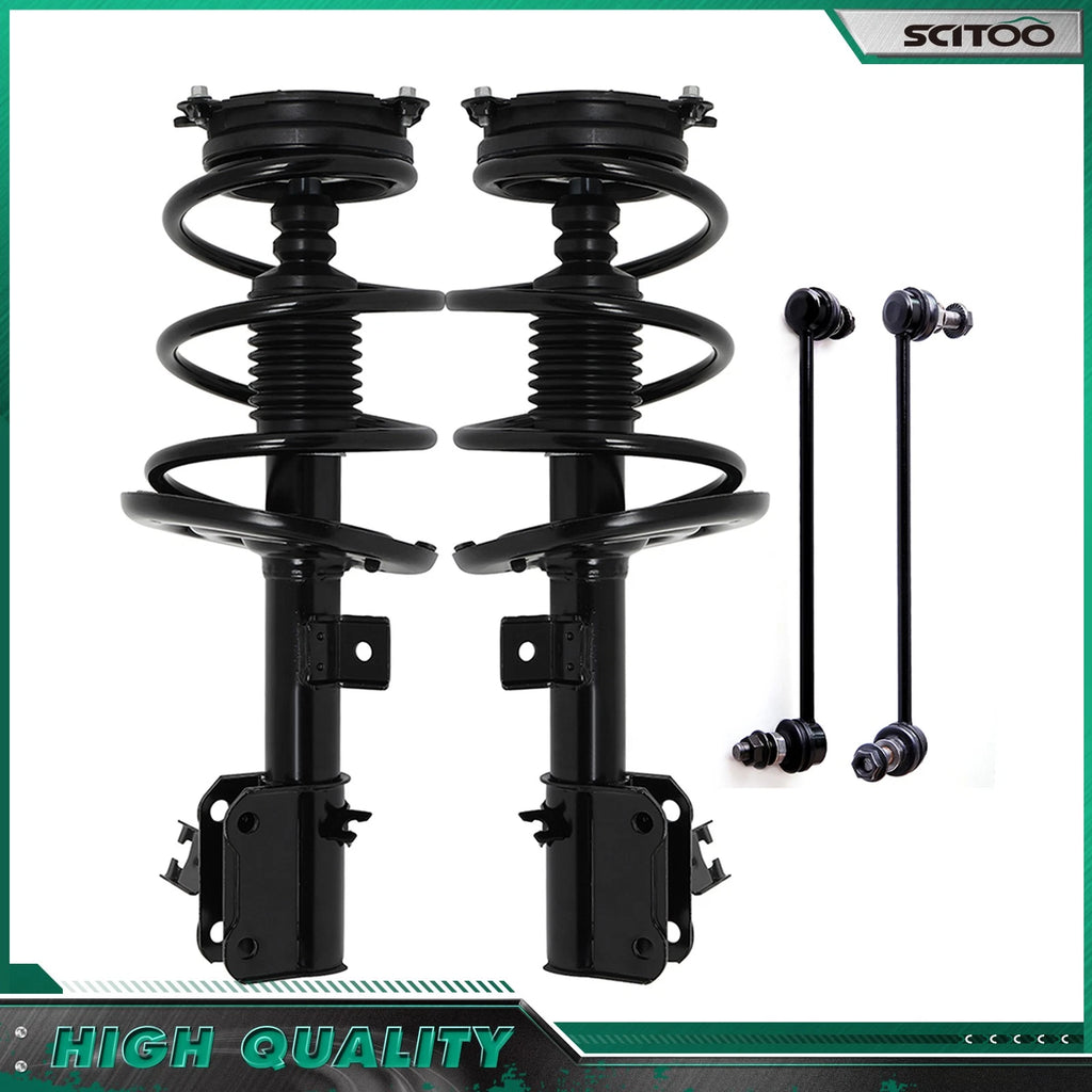 Front Struts Coil Spring Assembly Sway Bar Links for Nissan Altima (2013–2018)