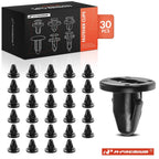 30Pcs 13mm Nylon Bumper Cover Grommet Clips for Mitsubishi